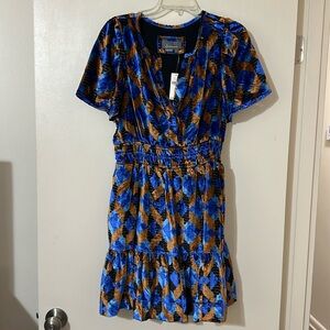 Women’s velvet like dress from Anthropologie. Size L. NWT